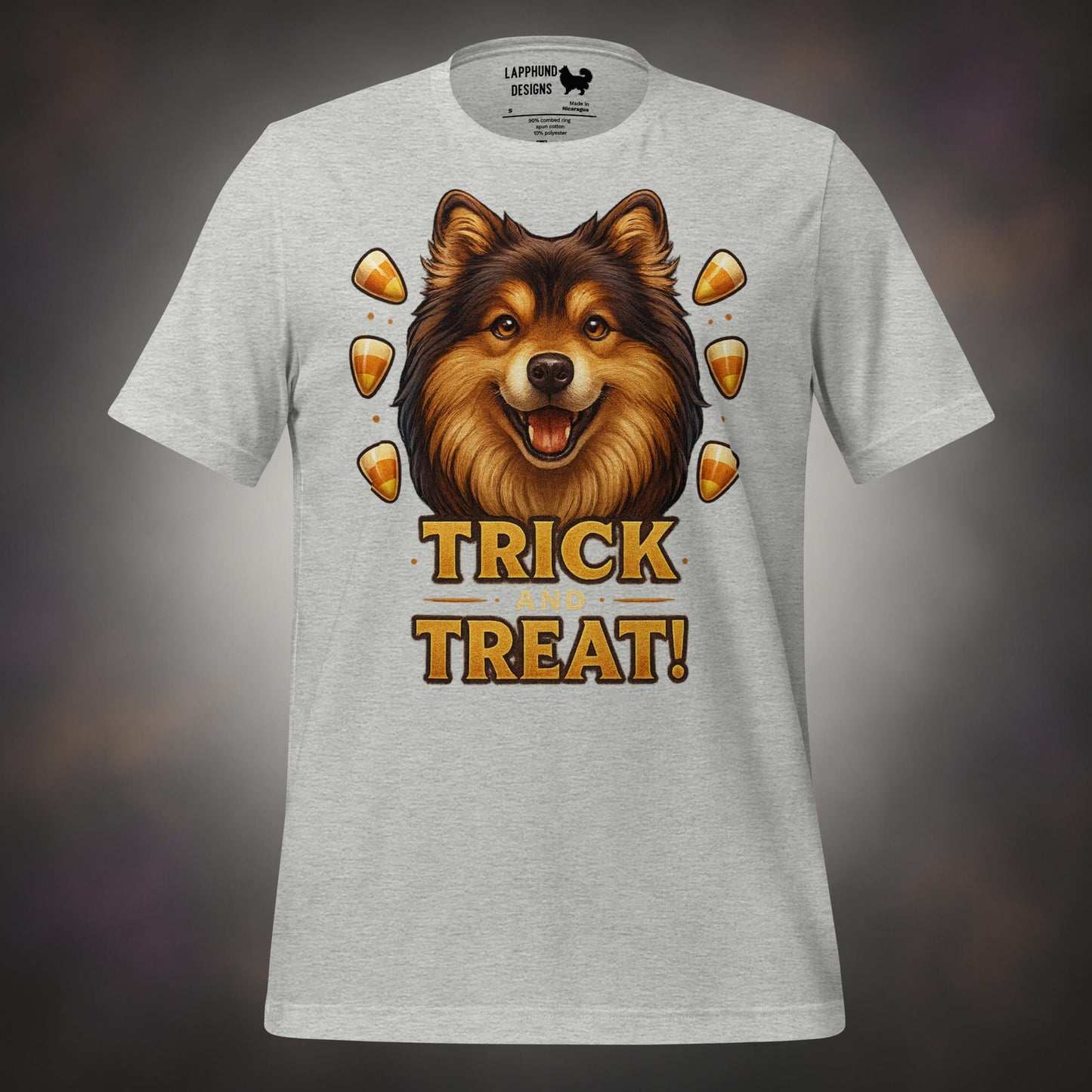 Finnish Lapphund Trick and Treat Halloween T-Shirt