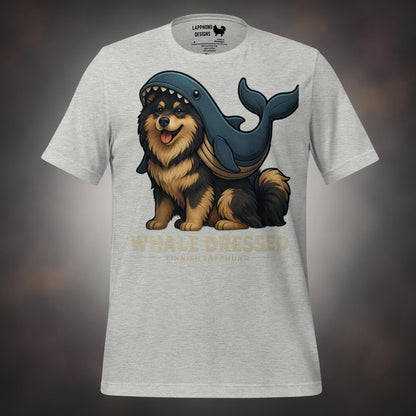 Finnish Lapphund Whale Dressed Halloween T-Shirt