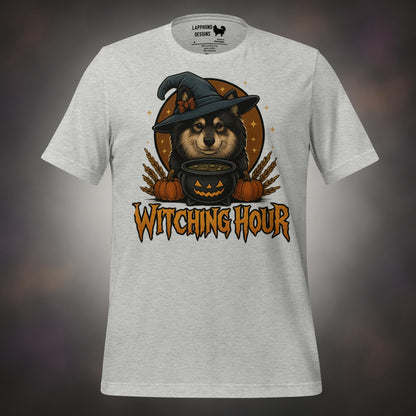 Finnish Lapphund Witching Hour Halloween T-Shirt