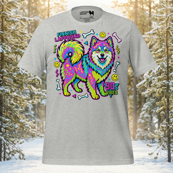 Finnish Lapphund 90s Vibes Tee | Lapphund Designs
