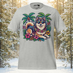 Finnish Lapphund Tropical Escape T-Shirt | Lapphund Designs