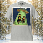Finnish Lapphund UFO Encounter T-Shirt | Lapphund Designs