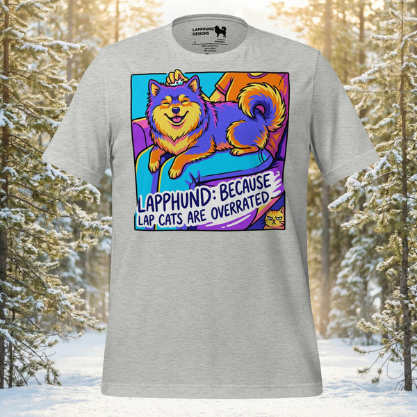 Finnish Lapphund Cats Are Overrated T-Shirt | Lapphund Designs