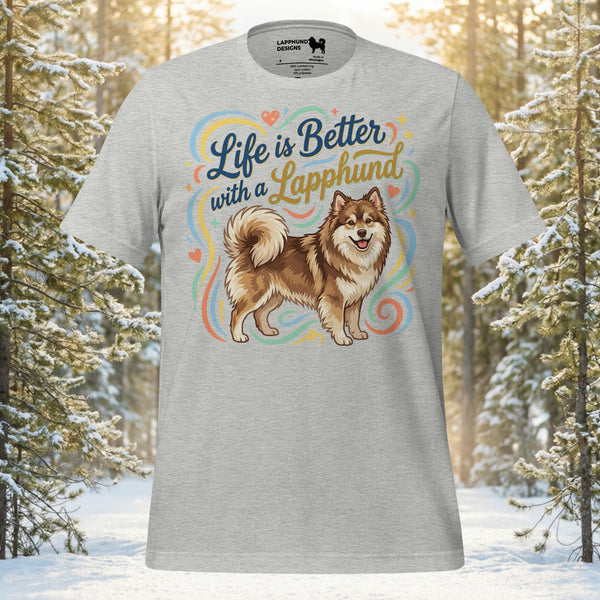 Finnish Lapphund Born to Be Awesome T-Shirt | Lapphund Designs