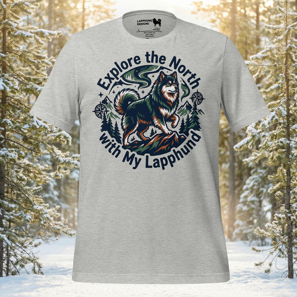 Explore the North with My Lapphund Tee | Lapphund Designs