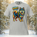 Finnish Lapphund Colorburst Woof Tee | Lapphund Designs
