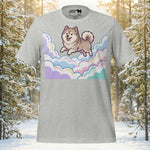 Finnish Lapphund Pastel Cloud Dreamscape Illustration T-Shirt | Lapphund Designs