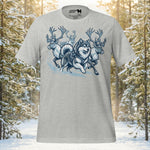 Finnish Lapphund Nordic Mythic Winter Hunt Illustration T-Shirt | Lapphund Designs