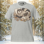 Finnish Lapphund Cozy Hoodie Cabin Snuggles Graphic T-Shirt | Lapphund Designs