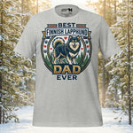 Finnish Lapphund Best Dad Ever Forest Heritage Graphic T-Shirt | Lapphund Designs