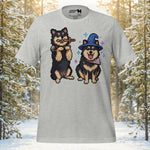 Finnish Lapphund Pixel Quest Magic Adventure Graphic T-Shirt | Lapphund Designs