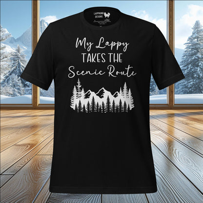 My Lappy Takes the Scenic Route T-Shirt – Adventure with Your Lapphund