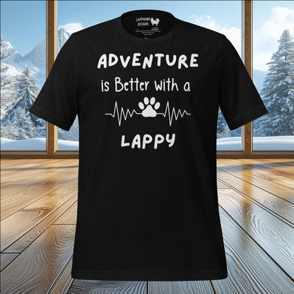 Adventure is Better with a Lappy T-Shirt – Perfect for Lapphund Owners & Outdoor Enthusiasts