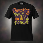 Finnish Lapphund Pumpkins, Paws & Potions Halloween T-Shirt