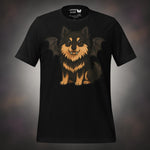 Finnish Lapphund Bat Pup Halloween T-Shirt