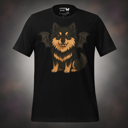 Finnish Lapphund Bat Pup Halloween T-Shirt