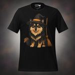 Finnish Lapphund Witch Hat Halloween T-Shirt