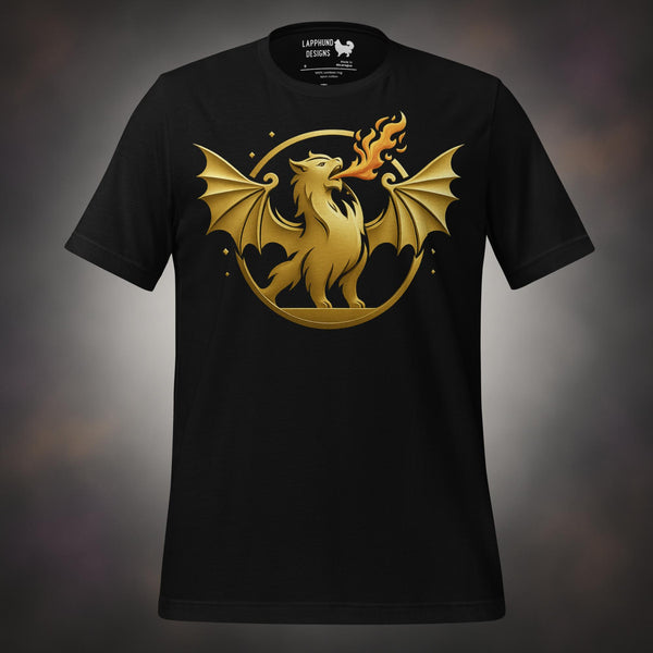Finnish Lapphund Dragon Fire T-Shirt