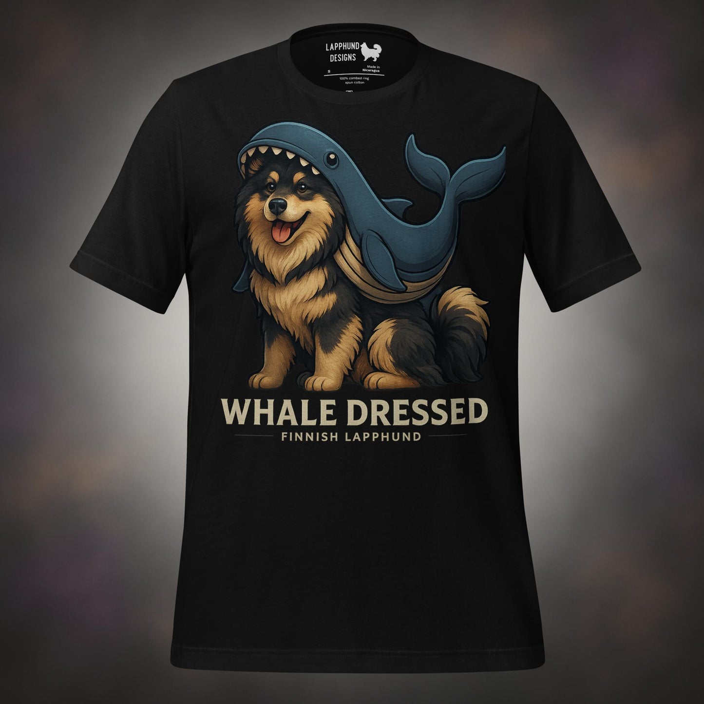 Finnish Lapphund Whale Dressed Halloween T-Shirt