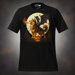 Finnish Lapphund Dragon Bat Halloween T-Shirt