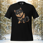 Finnish Lapphund Little Wave Lappy Tee | Lapphund Designs