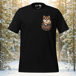 Finnish Lapphund Pocket Pup T-Shirt | Lapphund Designs