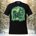 Finnish Lapphund Forest Spirit Guardian Heritage Graphic T-Shirt | Lapphund Design