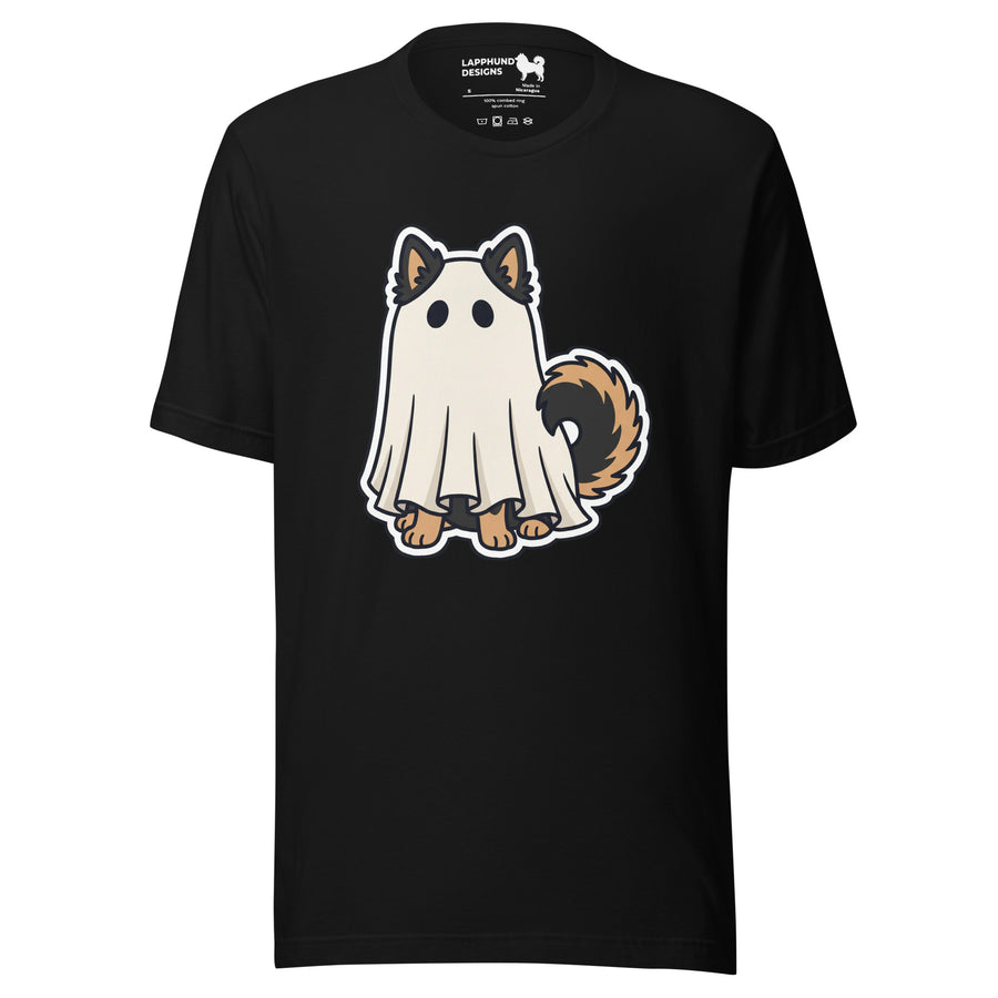 Finnish Lapphund Ghost Pup Halloween T-Shirt