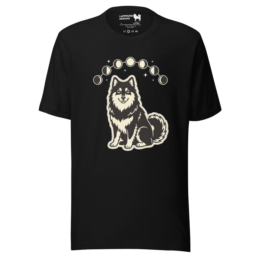 Finnish Lapphund Moon Phases Halloween T-Shirt