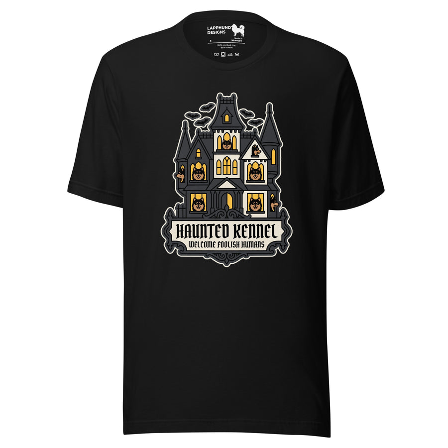 Finnish Lapphund Haunted Kennel Halloween T-Shirt
