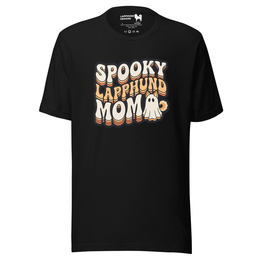 Spooky Lapphund Mom Halloween T-Shirt