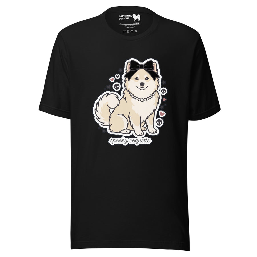 Finnish Lapphund Spooky Coquette Halloween T-Shirt