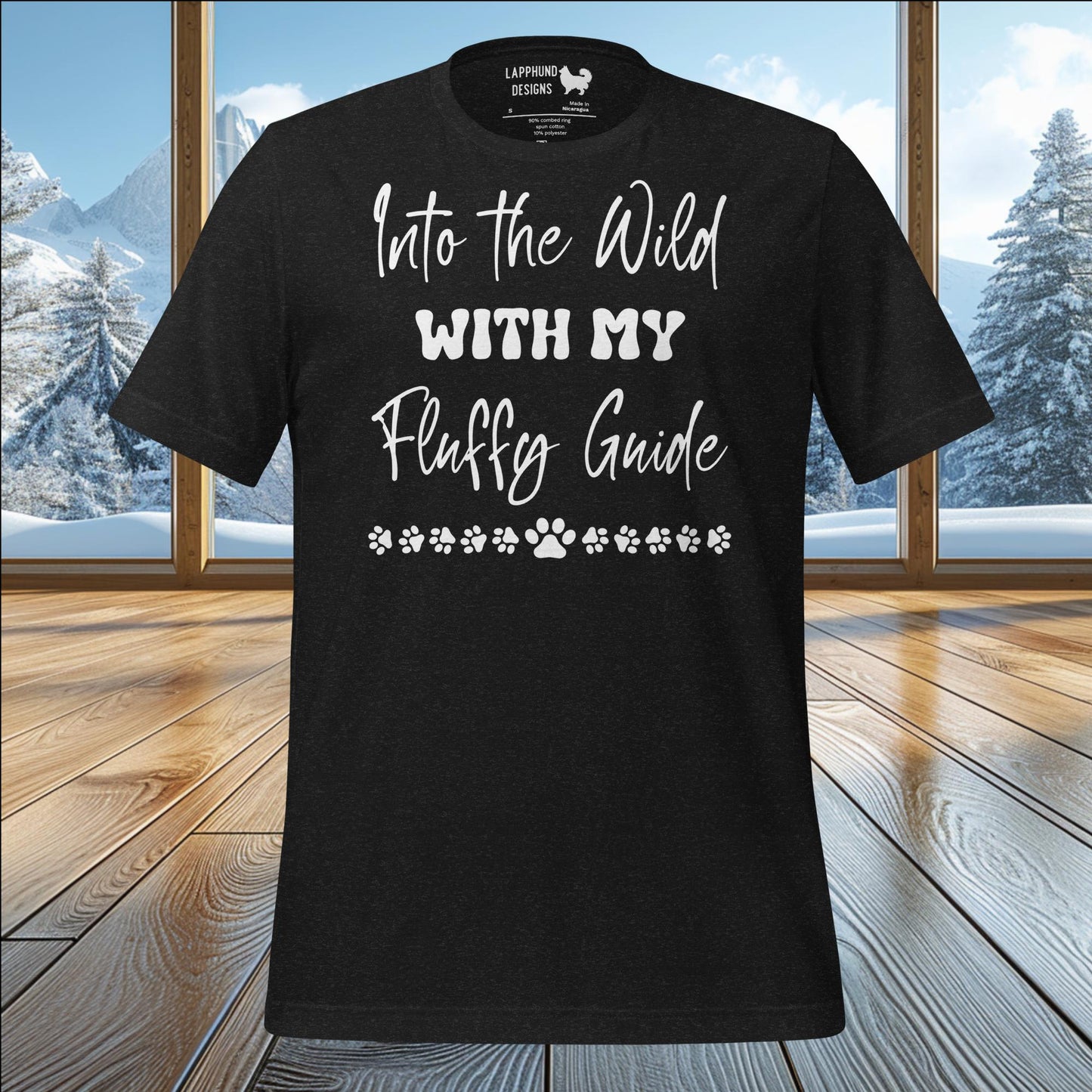 Into the Wild with My Fluffy Guide T-Shirt – Perfect for Adventurous Dog Lovers