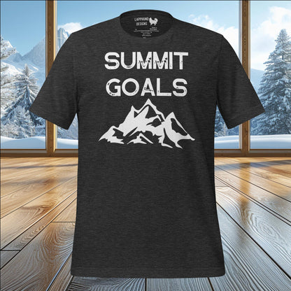 Summit Goals Mountain Adventure T-Shirt – Perfect for Nature and Peak Enthusiasts