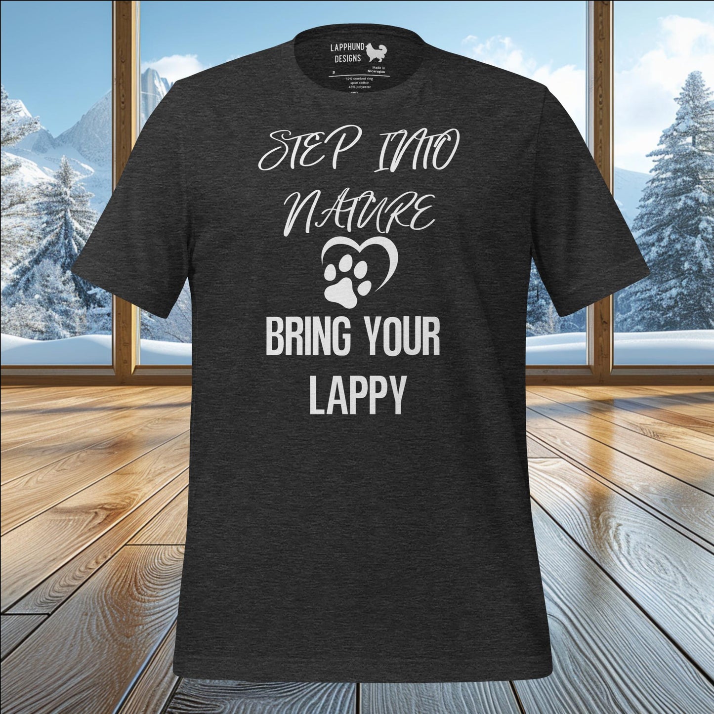 Step Into Nature with Your Lappy T-Shirt – Perfect for Lapphund Adventures