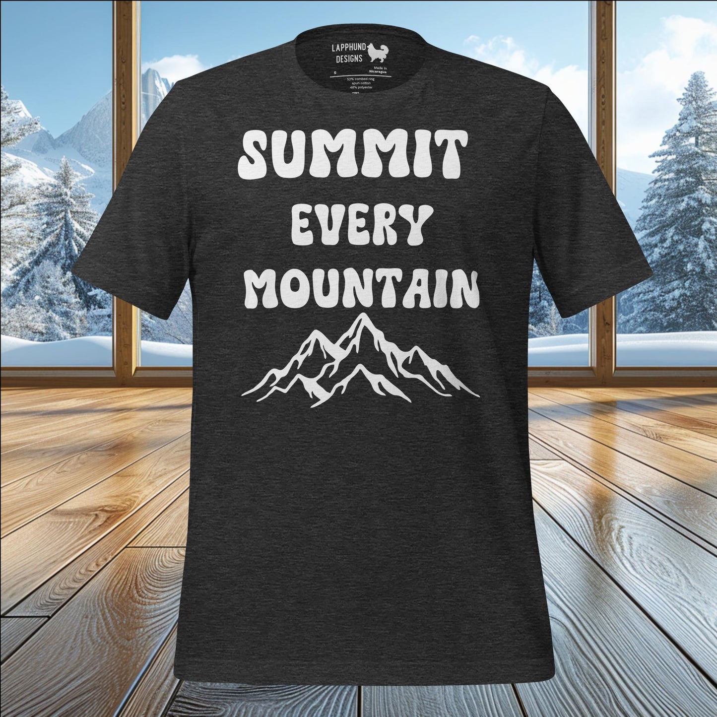 Summit Every Mountain T-Shirt – Bold Design for Nature Lovers & Outdoor Adventurers