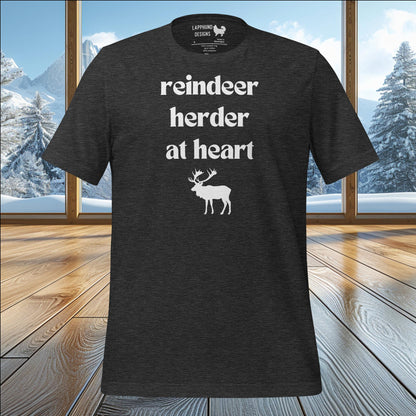 Reindeer Herder at Heart T-Shirt – Celebrate the Spirit of Finnish Lapphunds & Adventure