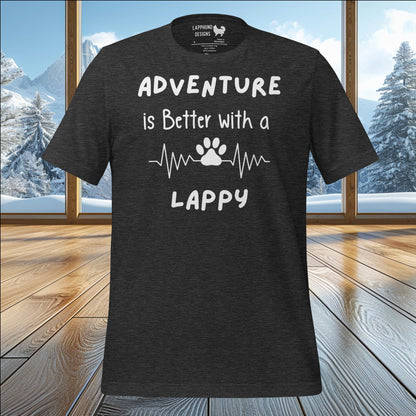 Adventure is Better with a Lappy T-Shirt – Perfect for Lapphund Owners & Outdoor Enthusiasts