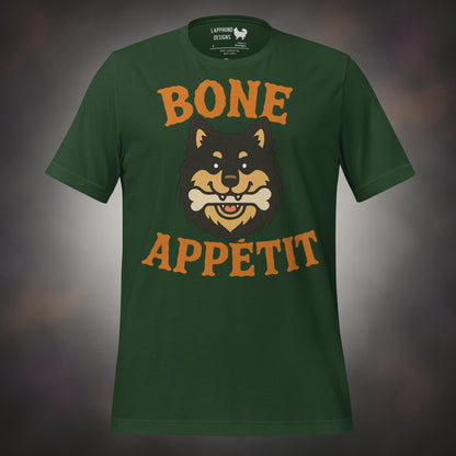Finnish Lapphund Bone Appétit Halloween T-Shirt