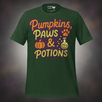 Finnish Lapphund Pumpkins, Paws & Potions Halloween T-Shirt
