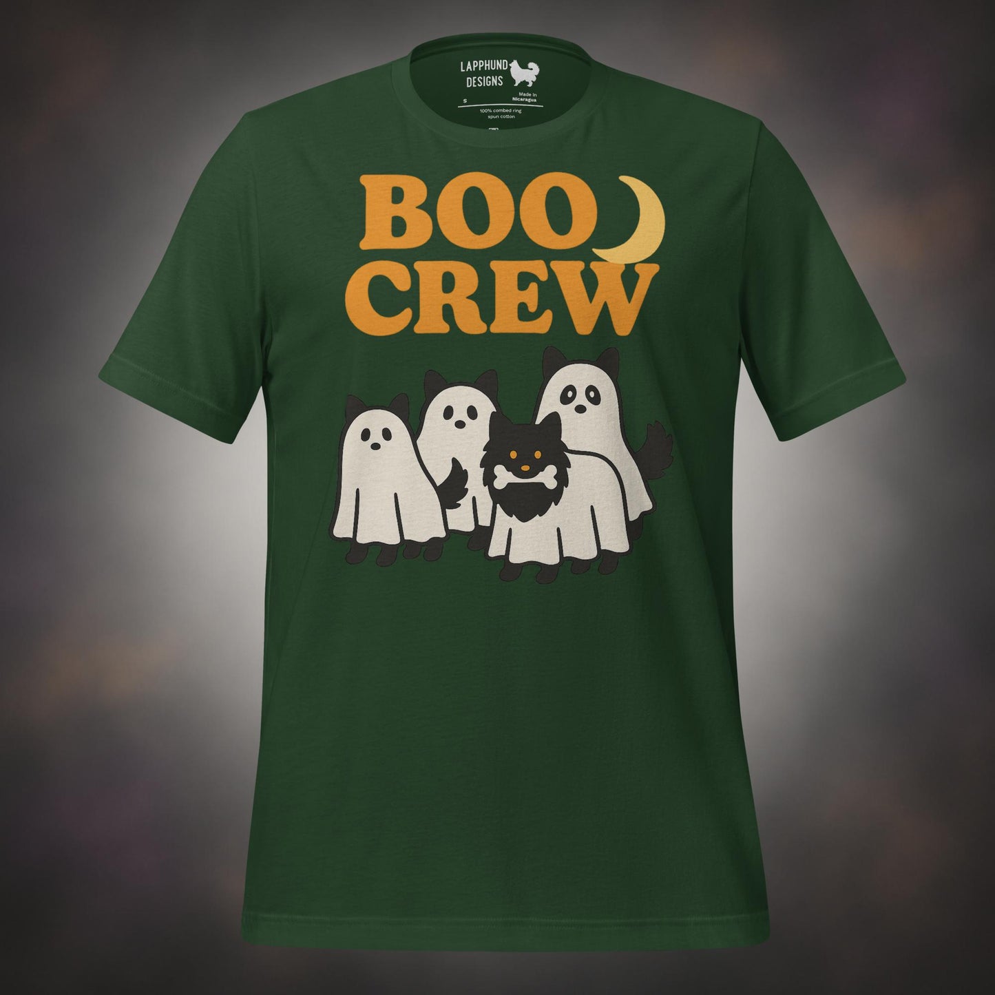 Finnish Lapphund Boo Crew Halloween T-Shirt