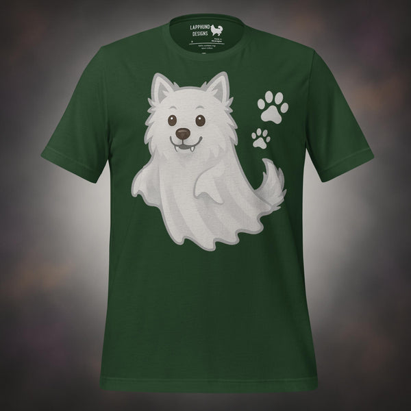 Finnish Lapphund Ghost Pup Halloween T-Shirt