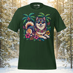 Finnish Lapphund Tropical Escape T-Shirt | Lapphund Designs