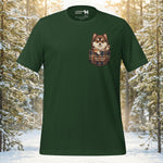 Finnish Lapphund Pocket Pup T-Shirt | Lapphund Designs