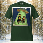 Finnish Lapphund UFO Encounter T-Shirt | Lapphund Designs