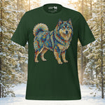 Finnish Lapphund Mosaic Spirit Lappy Style Tee | Lapphund Designs