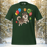 Finnish Lapphund Birthday Party Balloons Celebration T-Shirt | Lapphund Designs