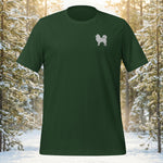 Finnish Lapphund Minimalist Silhouette T-Shirt | Lapphund Designs