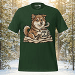 Finnish Lapphund Rise & Woof Coffee T-Shirt | Lapphund Designs