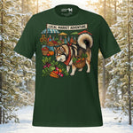 Finnish Lapphund Local Market Adventure Heritage Graphic T-Shirt | Lapphund Designs